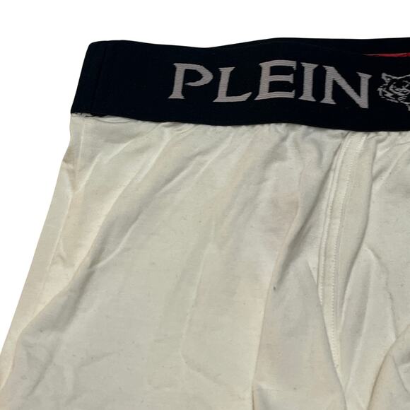 8-38 PHILIPP PLEIN SPORT Men's Underwear Boxer Briefs White Large - Picture 3 of 5